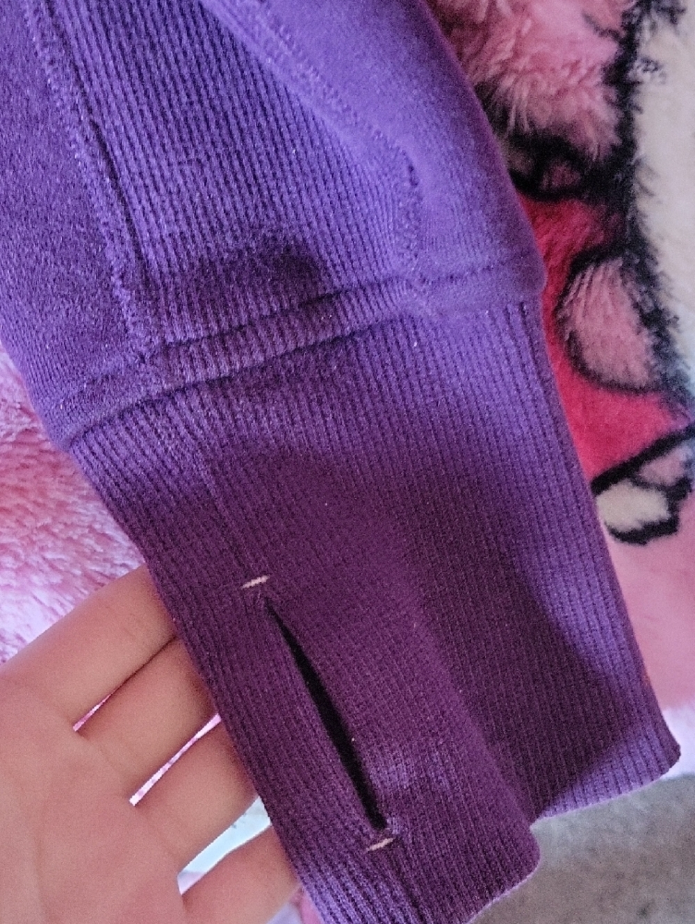 Purple Lulu Lemon Scuba Zip Up size s/m - Picture 6 of 6